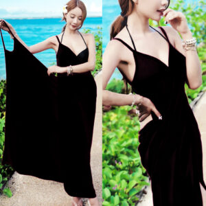 Đầm Dài Nữ Thời Trang Thiết Kế Hở Lưng Gợi Cảm Đi Biển - Ảnh 3