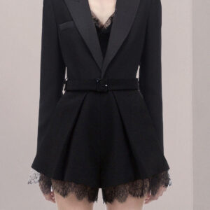 Jumpsuit Ren Nữ Màu Đen Phong Cách Hepburn Sang Trọng Thanh Lịch Thu Đông 2026 - Ảnh 3
