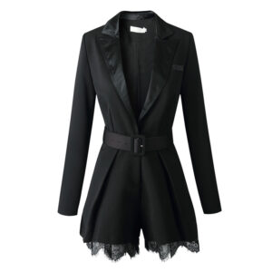 Jumpsuit Ren Nữ Màu Đen Phong Cách Hepburn Sang Trọng Thanh Lịch Thu Đông 2026 - Ảnh 5