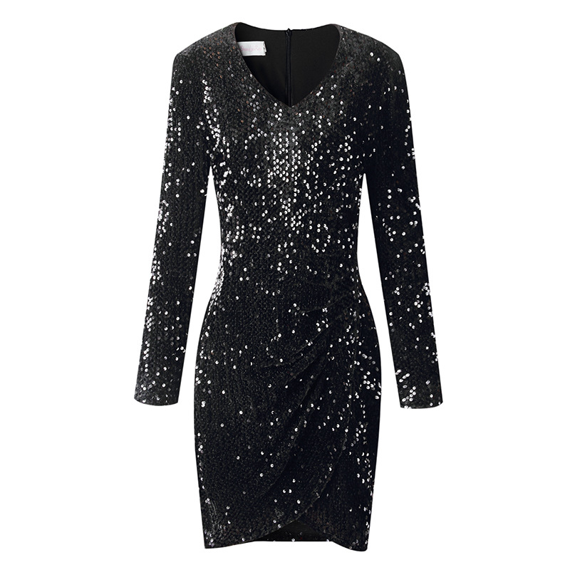 Váy Sequin Nữ Lấp Lánh Phong Cách Âu Mỹ Thời Thượng Dự Tiệc Sự Kiện Thu 2026 - Ảnh 5