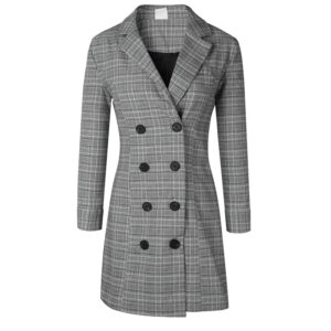 Set Vest Nữ Kẻ Caro Thu 2026 Hàn Quốc Áo Vest Hai Hàng Cúc Kèm Chân Váy Thời Trang - Ảnh 5