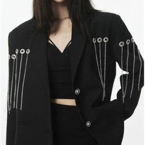 Áo Blazer Nữ Form Rộng Thiết Kế Thời Trang Phong Cách Hàn Quốc Dễ Phối Đồ Xuân Thu 2026