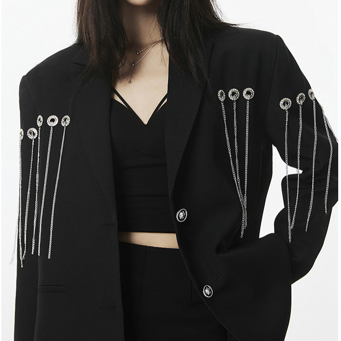 Áo Blazer Nữ Form Rộng Thiết Kế Thời Trang Phong Cách Hàn Quốc Dễ Phối Đồ Xuân Thu 2026