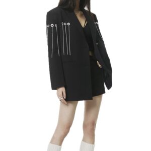 Áo Blazer Nữ Form Rộng Thiết Kế Thời Trang Phong Cách Hàn Quốc Dễ Phối Đồ Xuân Thu 2026 - Ảnh 5
