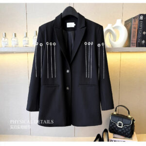 Alternative view of Áo Blazer Nữ Form Rộng Thiết Kế Thời Trang Phong Cách Hàn Quốc Dễ Phối Đồ Xuân Thu 2026