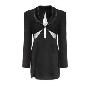 Váy Vest Nữ Phối Ren Hở Lưng Ôm Dáng Phong Cách Âu Mỹ Quyến Rũ Đầu Thu 2026 - Ảnh 5