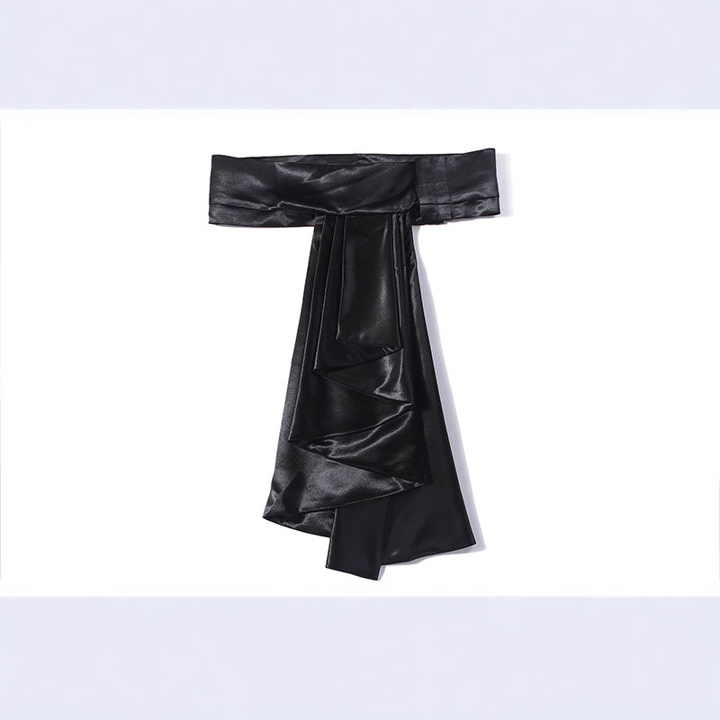 Váy Đen Ngắn Nữ Phong Cách Hepburn Chất Liệu Satin Sang Trọng Đầm Dự Tiệc Thu 2026 - Ảnh 4