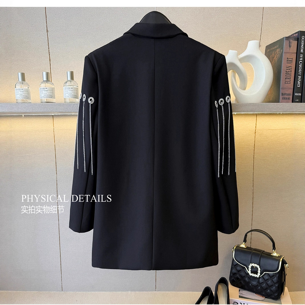 Áo Blazer Nữ Form Rộng Thiết Kế Thời Trang Phong Cách Hàn Quốc Dễ Phối Đồ Xuân Thu 2026 - Ảnh 3