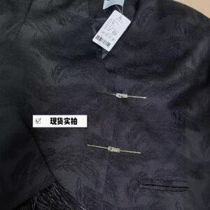 Áo Blazer Nữ Đen Thu 2026 Phong Cách Trung Hoa Hiện Đại Dệt Jacquard Cổ V Dáng Rộng Thiết Kế Thời Trang - Ảnh 4