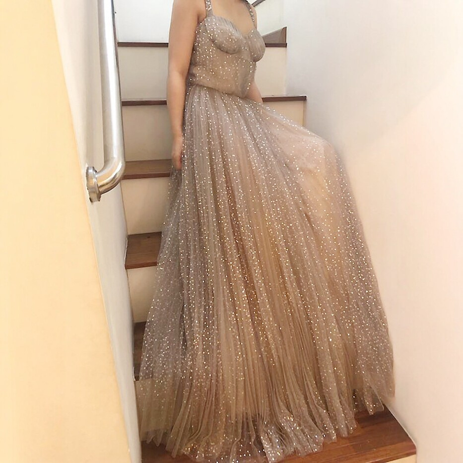 Đầm Xòe Dài Đính Sequin Nữ Thu Đông 2026 - Ảnh 2