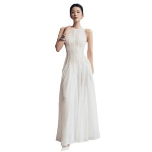 Đầm Ren Dáng Dài Thiết Kế Thanh Lịch Sang Trọng Phong Cách Tiểu Thư Váy Phù Dâu - Ảnh 5