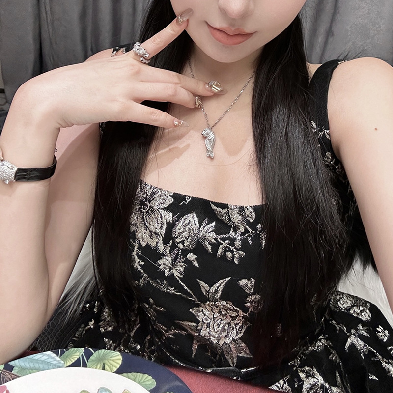 Đầm Nữ Đen Dài Thêu Kim Tuyến Hoa Văn Jacquard Sang Trọng Thanh Lịch Thu 2026 - Ảnh 5