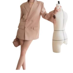 Áo Vest Nữ Phong Cách Pháp Tay Lông Vũ Thanh Lịch Sang Trọng - Ảnh 5