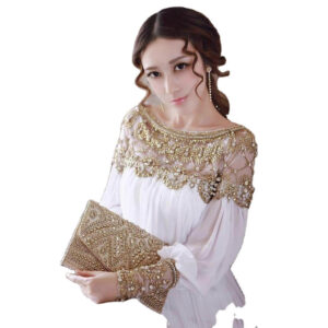 Đầm Dự Tiệc Nữ Mùa Thu 2026 Phong Cách Pháp Sang Trọng Đính Hạt Cầu Kỳ Tay Dài Voan Trắng Dáng Dài - Ảnh 5